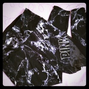 PINK Marble Mesh leggings